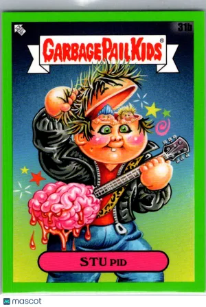 Stu Pid 2025 Topps Garbage Pail Kids Green Border #31b
