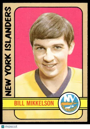 1972 Hockey Card Bill Mikkelson #118