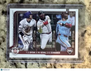 2025 Topps Series One Kyle Schwarber Shohei Ohtani Marcell Ozuna #144
