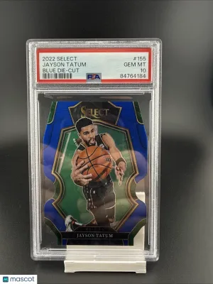 2022 Panini Select Jayson Tatum #155 Die-Cut / Parallel/Variety PSA 10