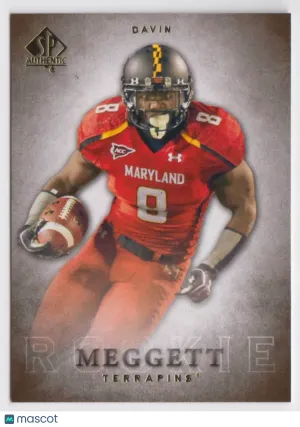 Near Mint SP Authentic Short Print Rookies #128 Maryland Terrapins Football Card