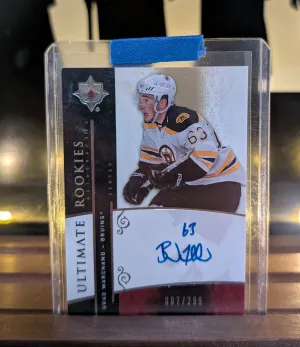 2009-10 Ultimate Collection Rookie Autographs Brad Marchand/299