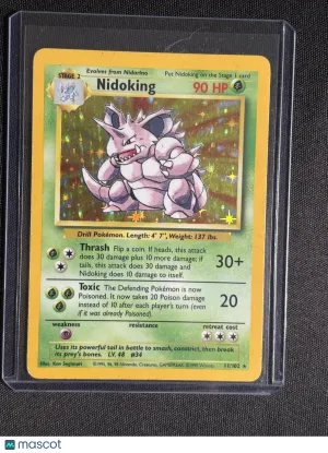 1999 Base Set Nidoking Holo Rare #11/102