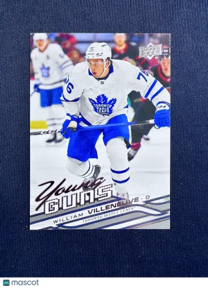 2026-27 Upper Deck Series 1 William Villeneuve #208 Young Guns