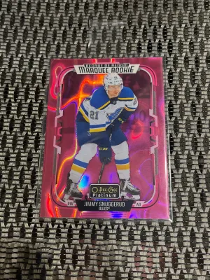 2025 Jimmy Snuggerud OPC Pink Magma Rookie front