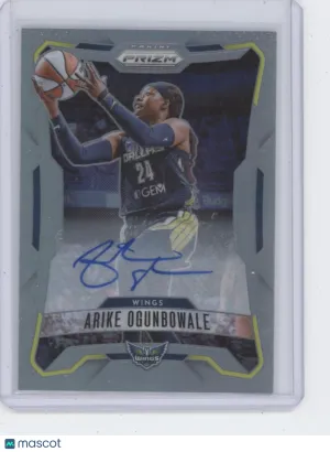 2026 Panini Prizm Arike Ogunbowale #100 Silver Auto