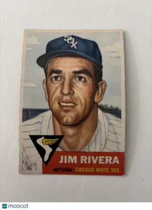 1953 Topps Jim Rivera #156 Nicely Centered EX+