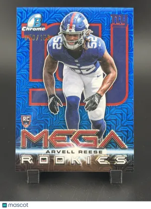 2026 Topps Bowman Chrome Mega Rookies Arvell Reese #MR-21 Blue Refractor /150 RC