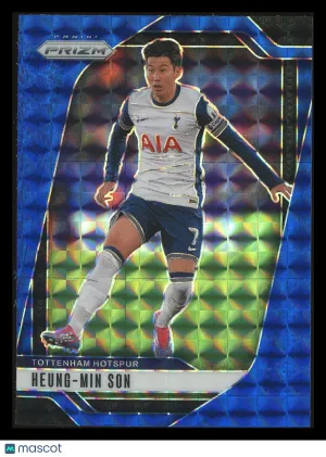 Heung-Min Son 2024 Panini Prizm Premier League #77 Blue Mosaic Tottenham Hotspur