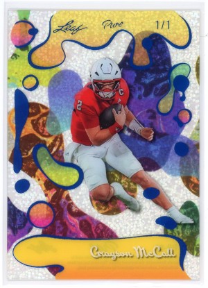 2025 Leaf Pure #PB-96 Grayson McCall 1/1
