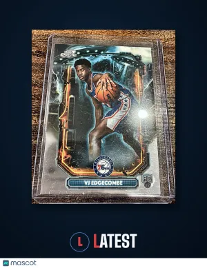 2025-26 Topps Cosmic Chrome Basketball VJ Edgecombe Extraterrestrial Talent Rookie #ET-15