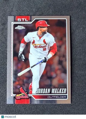 2026 Topps Chrome 221 Jordan Walker St. Louis Cardinals