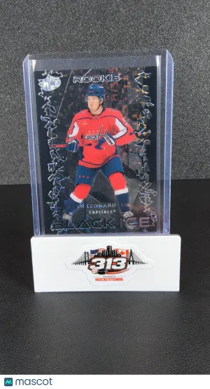 2025-26 Deck Ice Hockey Black Ice Ryan Leonard #BI-35