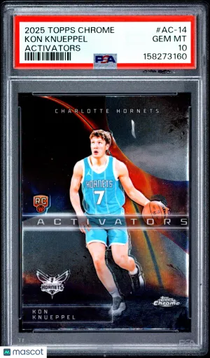 2025 Topps Chrome Activators Kon Knueppel #AC-14 front