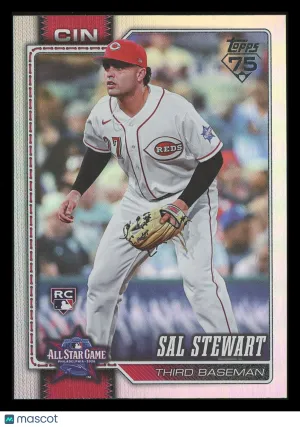 Sal Stewart 2026 Topps Update All-Star Game Rainbow Foil RC #ASG-16 Cincinnati Reds