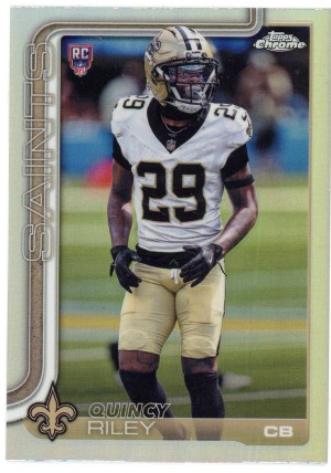 2025 Topps Chrome Quincy Riley Rookie Refractor #369