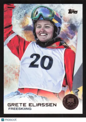 2014 Topps U.S. Olympic Grete Eliassen #29 Bronze