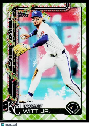 2025 Topps Holiday Bobby Witt Jr. #H100 Green Plaid
