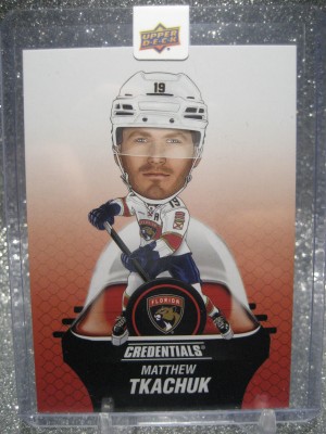 2024-25 UD Credentials Matthew Tkachuk Bobble Head First 750 Fans #BH-MT!!