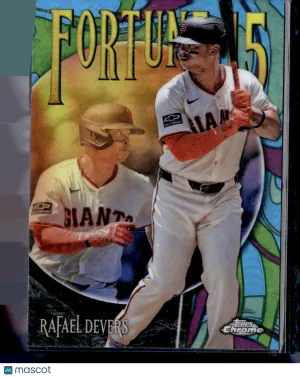 2025 Topps Chrome Fortune 15 Rafael Devers #F15-12