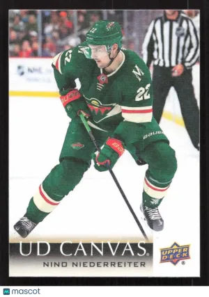 2018-19 Upper Deck Nino Niederreiter #C160 UD Canvas