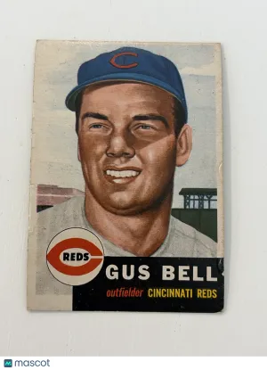 1953 Topps Gus Bell #118 Nicely Centered
