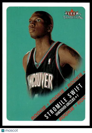 2001 Fleer Tradition Basketball Card #227 Stromile Swift Vancouver Grizzlies
