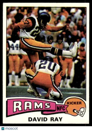 1975 Football David Ray #34