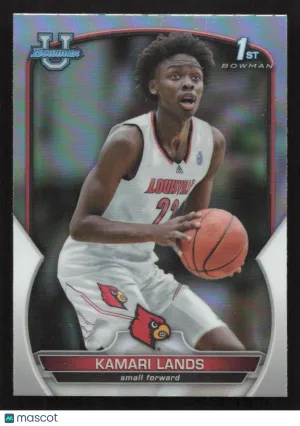 2022-23 Bowman University Chrome Kamari Lands #72 Refractor