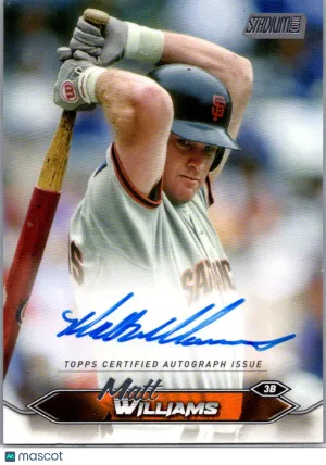 2024 Topps Stadium Club Matt Williams #SCBA-MWI Auto
