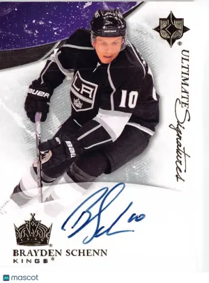 2010-11 Upper Deck Ultimate Collection Ultimate Signatures Brayden Schenn Rookie #US-BS Los Angeles Kings