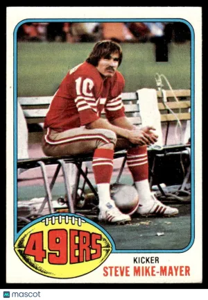 1976 Football Card Steve Mike-Mayer #58