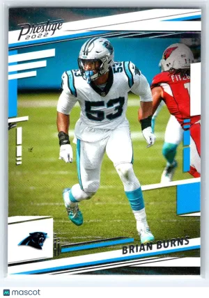 2022 Panini Prestige Brian Burns #44 Carolina Panthers