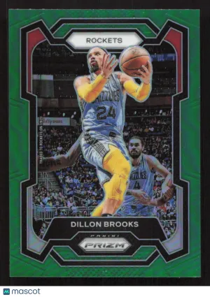 2023-24 Panini Prizm Dillon Brooks #68 Prizms Green
