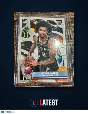2025-26 Topps Cosmic Chrome Basketball Dylan Harper Base Rookie #186