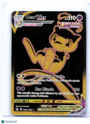 2022 Pokemon—Mew VMAX #TG30/TG30 Lost Origin Trainer Gallery—Secret Rare Holo