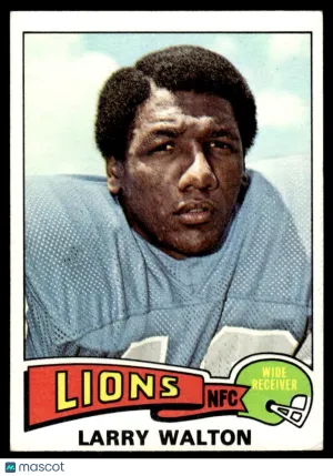 1975 Football Larry Walton #393
