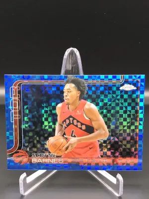 2025 Topps Chrome No.203 Blue X Fractor Scottie Barnes