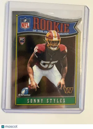 2026 Bowman Chrome Rookie of the Year Favorites Sonny Styles #ROY-18 RC