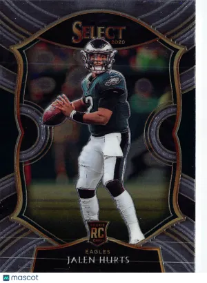 2020 Panini Select Jalen Hurts Rookie RC #50 Philadelphia Eagles