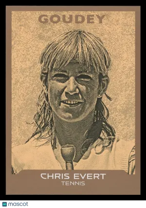 Chris Evert 2026 Upper Deck Goodwin Champions Goudey #G-16
