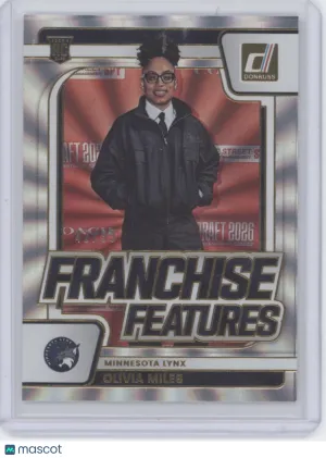 2026 Panini Donruss Olivia Miles #19 /99 RC front