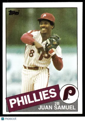 1985 Baseball Card Juan Samuel #265