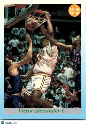 1992 Front Row Victor Alexander #61 Iowa State Cyclones Basketball Card