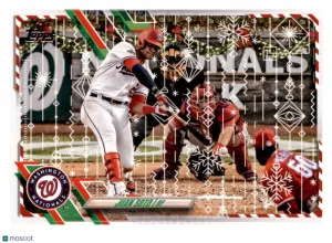 2021 Topps Holiday Mega Box Juan Soto #HW100 Washington Nationals