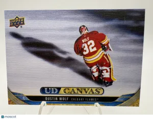 2025 Upper Deck Extended Series UD Canvas Dustin Wolf #C317