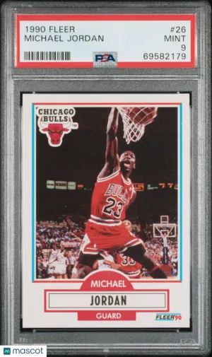 1990 Fleer Michael Jordan #26 PSA 9