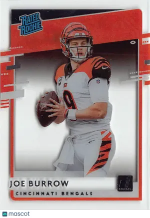 2021 Panini Chronicles Donruss Football Joe Burrow Clear Rookie #RR-JB Cincinnati Bengals
