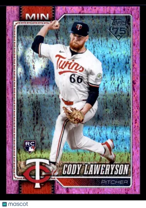 2026 Topps Cody Laweryson #608 Pink Holo Foil RC