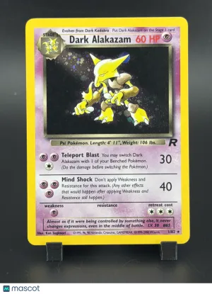 2000 Team Rocket Dark Alakazam Holo Rare #1/82